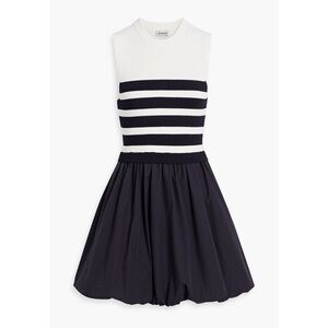 Simkhai Josey striped ribbed knit dress